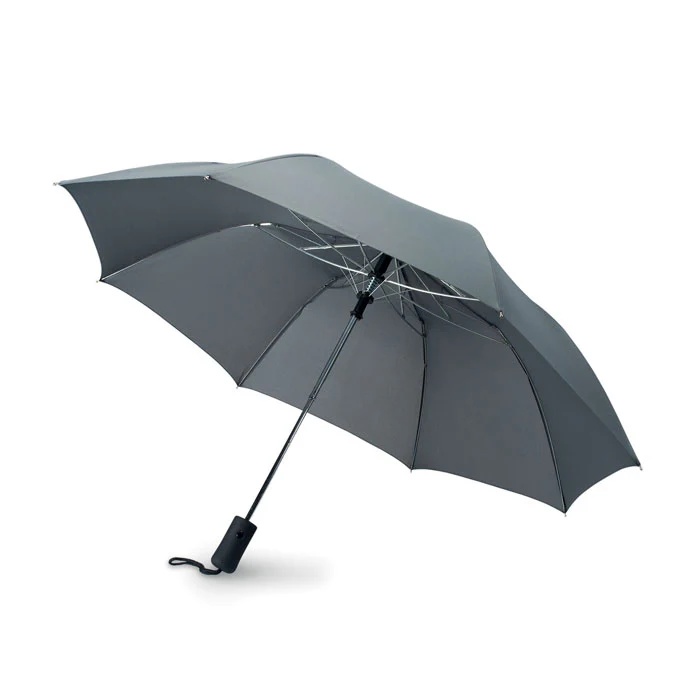 21 inch foldable umbrella Grey - Image 5