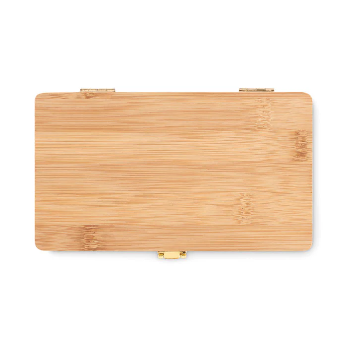 21 pcs tool set in bamboo case - Image 3