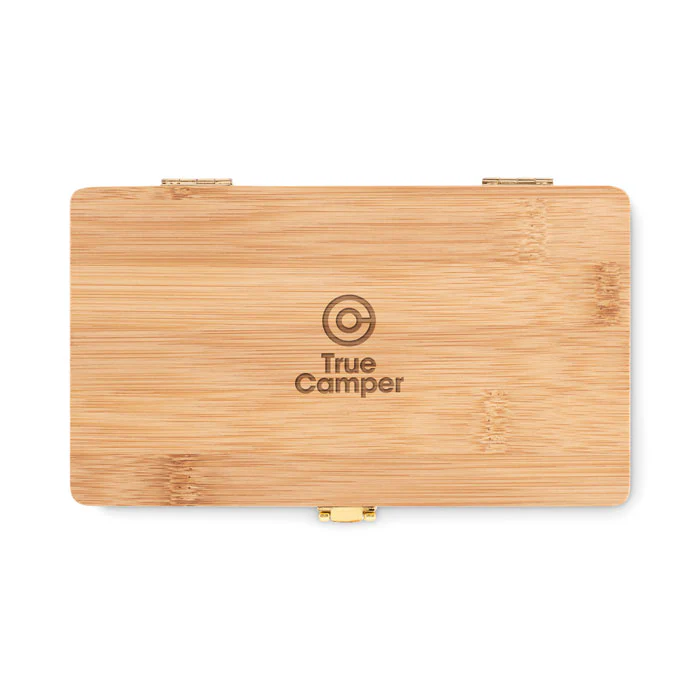 21 pcs tool set in bamboo case - Image 4
