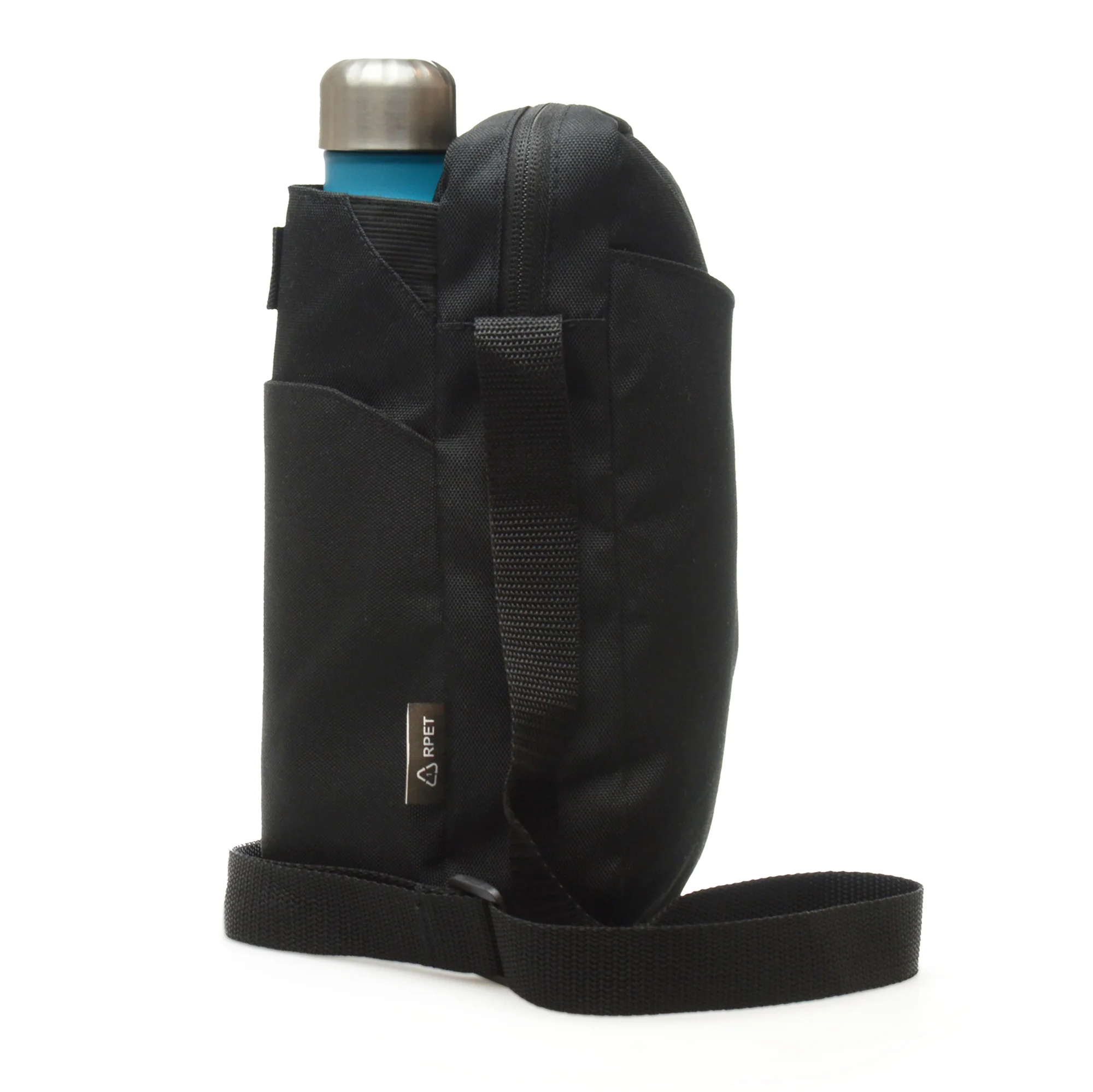 210D RPET Bottle Bag with Shoulder Strap - Image 5