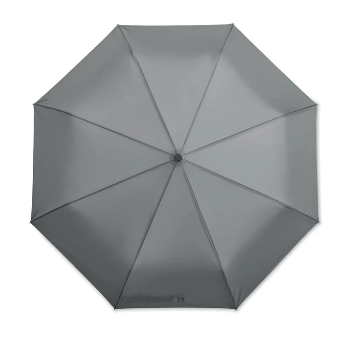 27 inch windproof umbrella Grey - Image 2