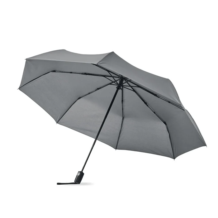 27 inch windproof umbrella Grey - Image 5