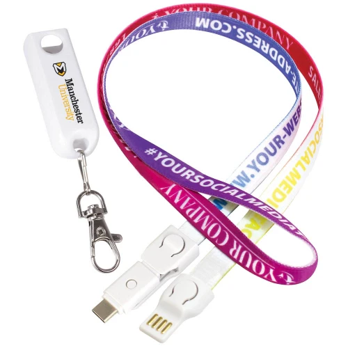 3-in-1 USB Lanyard Charging Cables - Image 3