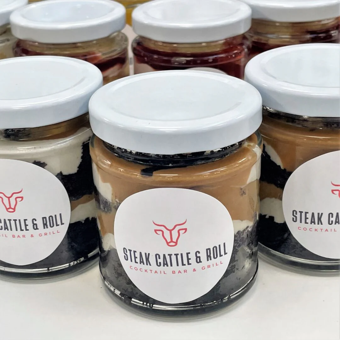 4 Cake Jars (Chocolate Caramel) - Image 3