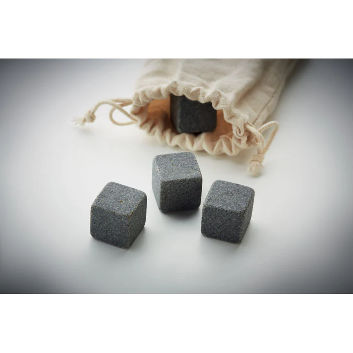 4 stone ice cubes in pouch - Image 3