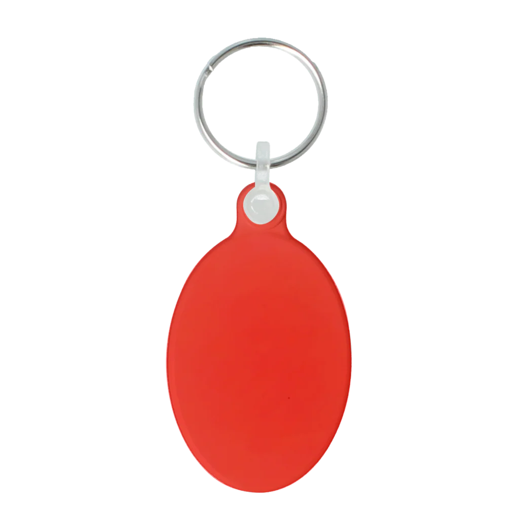 50mm Oval Keyring