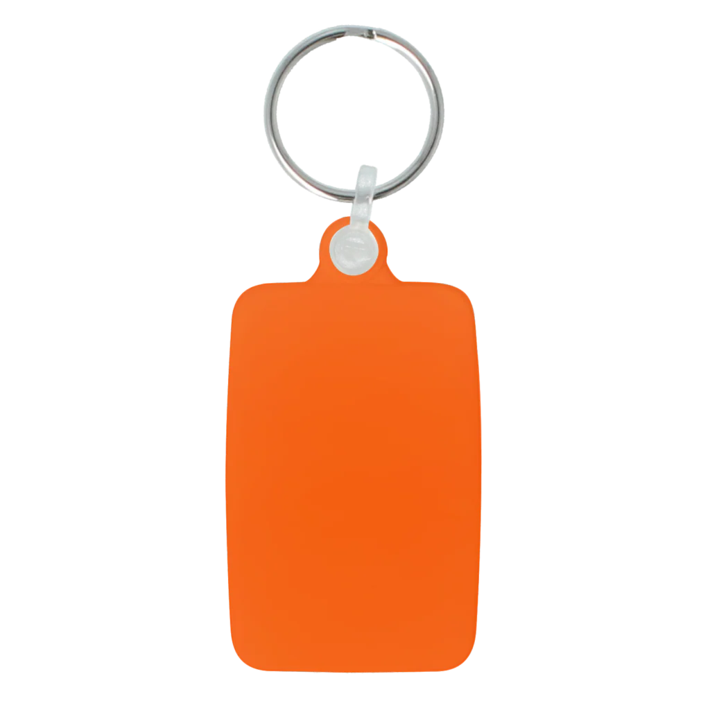55mm Rectangle Keyring - Image 2