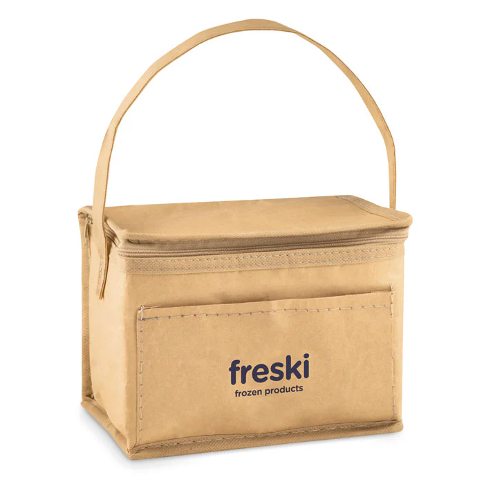 6 can woven paper cooler bag - Image 2