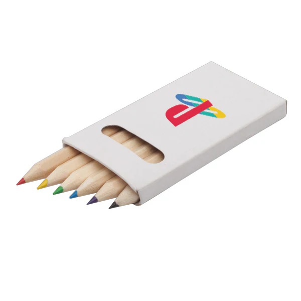 6 Piece 9cm Pencil Set - Image 2