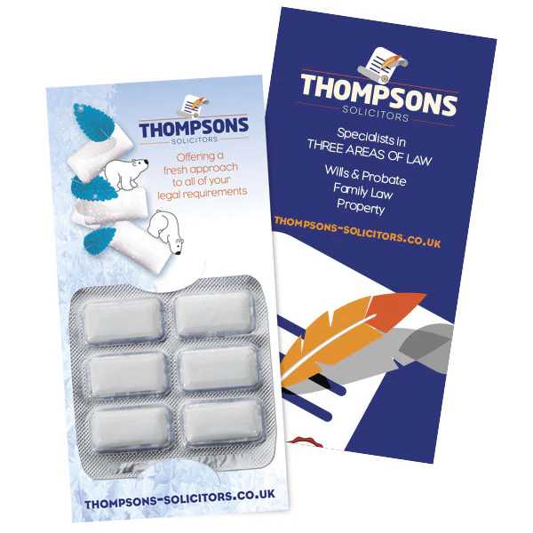 6-Piece Chewing Gum Packs