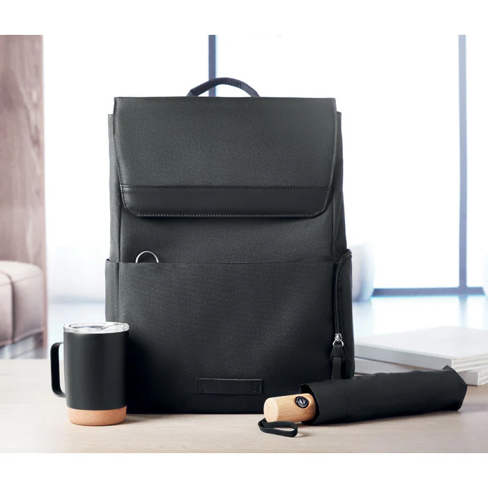 600D RPET laptop backpack - Image 8