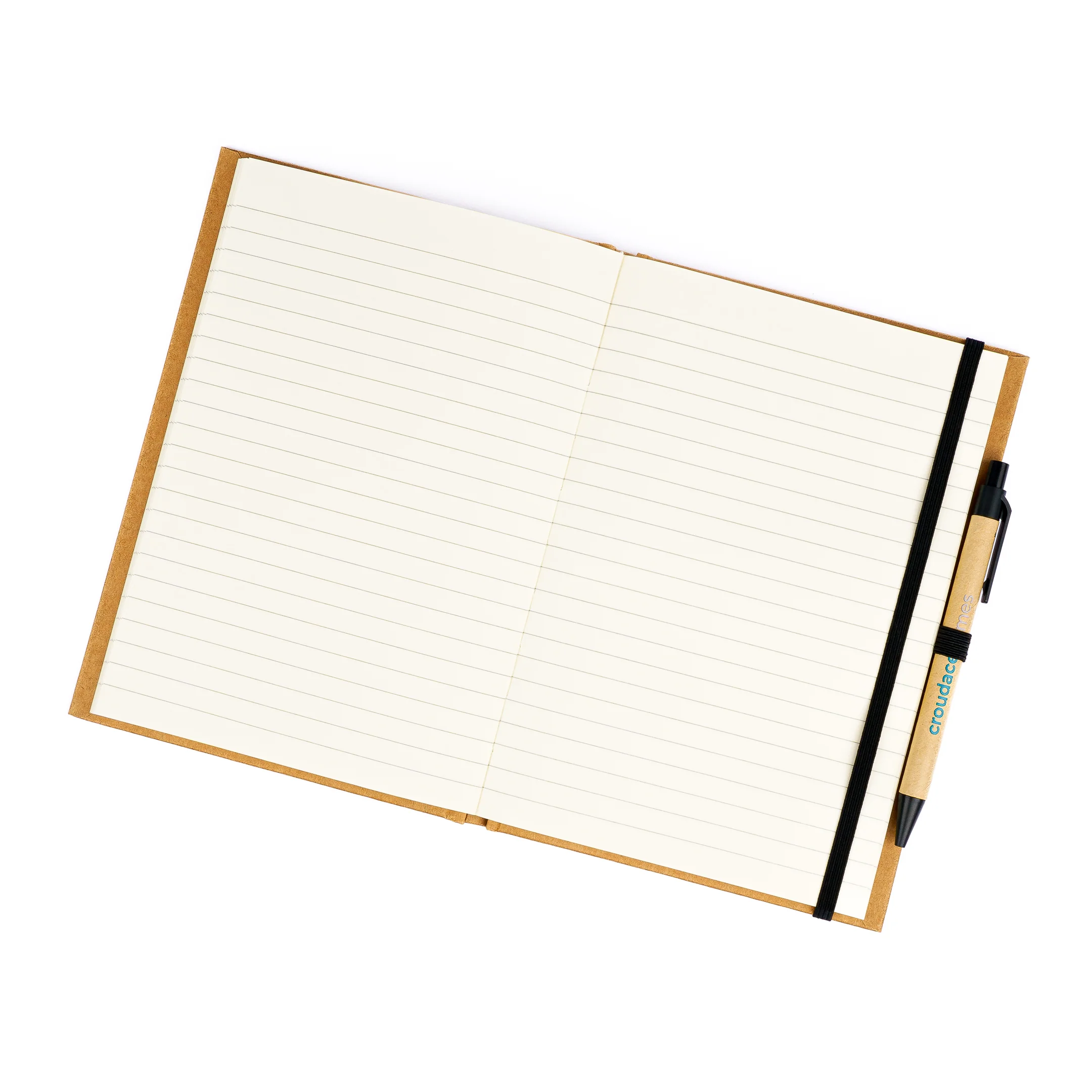 A5 Eco Notebook & Hale Card Pen Set Black - Image 3