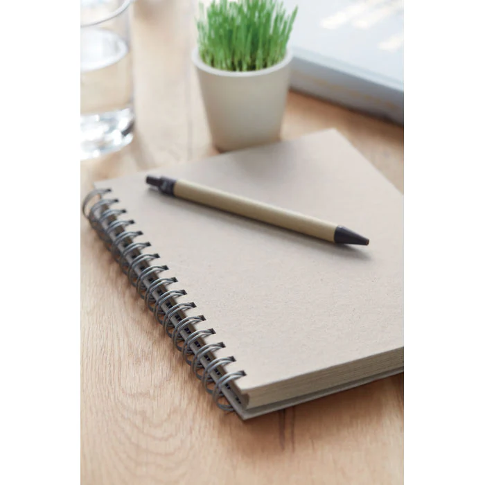 A5 grass notebook 80 lined Ring-bound - Image 2