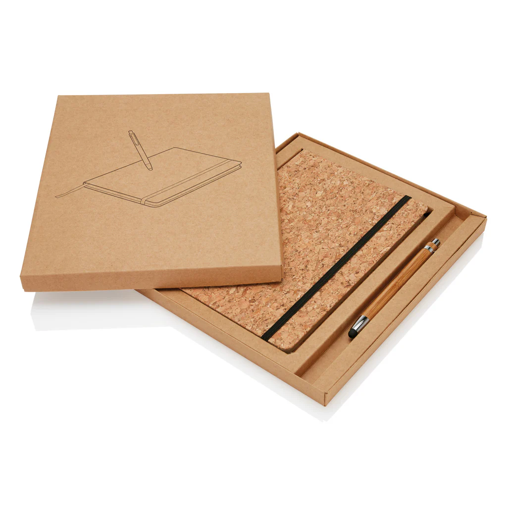 A5 notebook with bamboo pen including stylus - Image 4