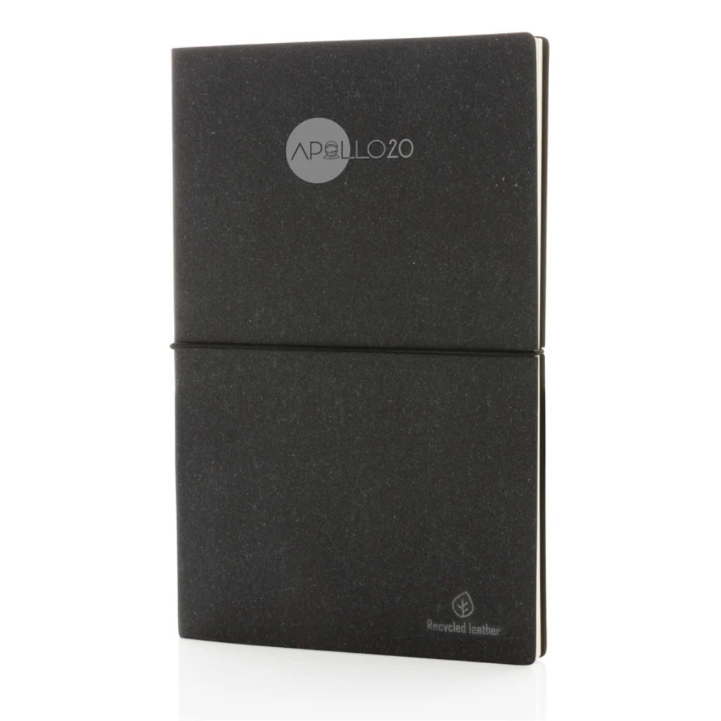 A5 recycled leather notebook - Image 2