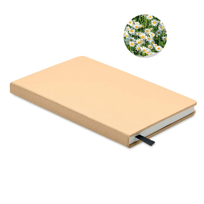 A5 recycled page notebook with Hard Paper Cover - Image 3