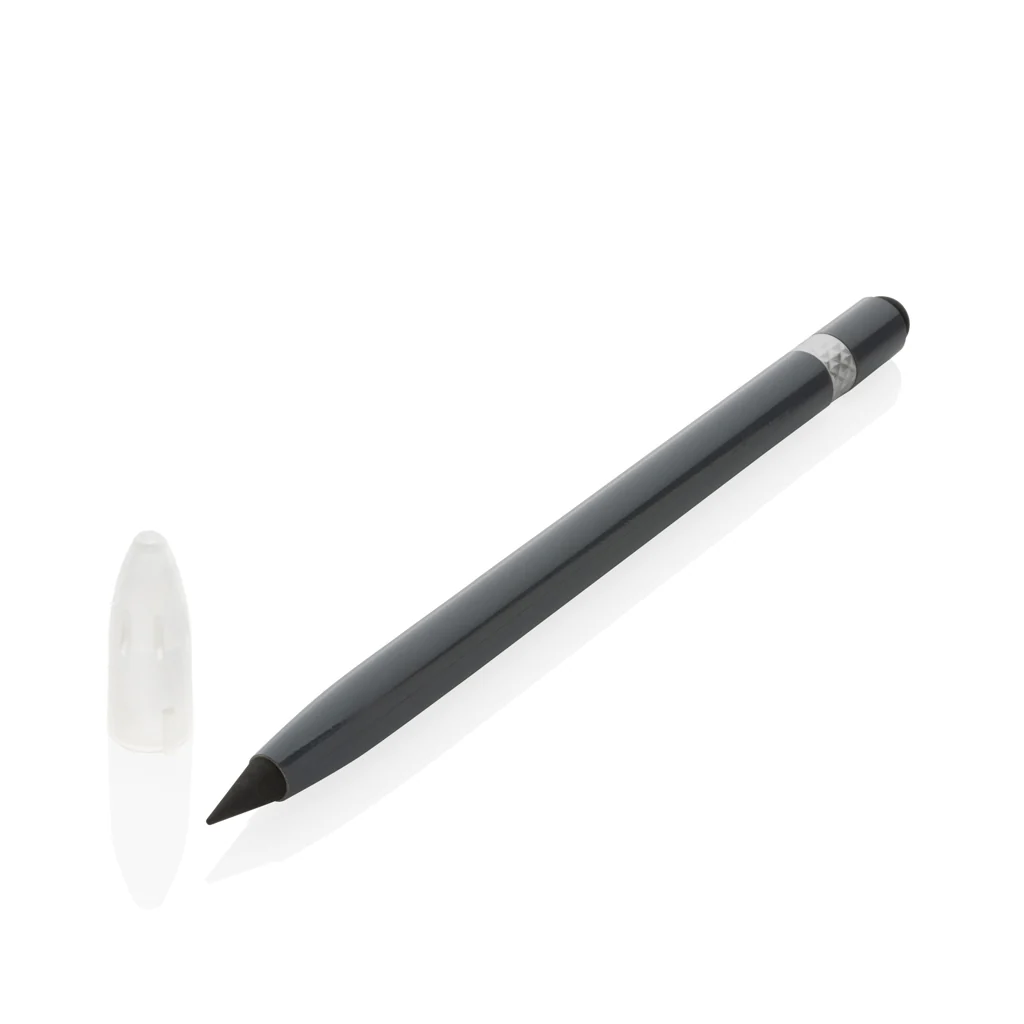 Aluminum inkless pen with eraser - Image 2