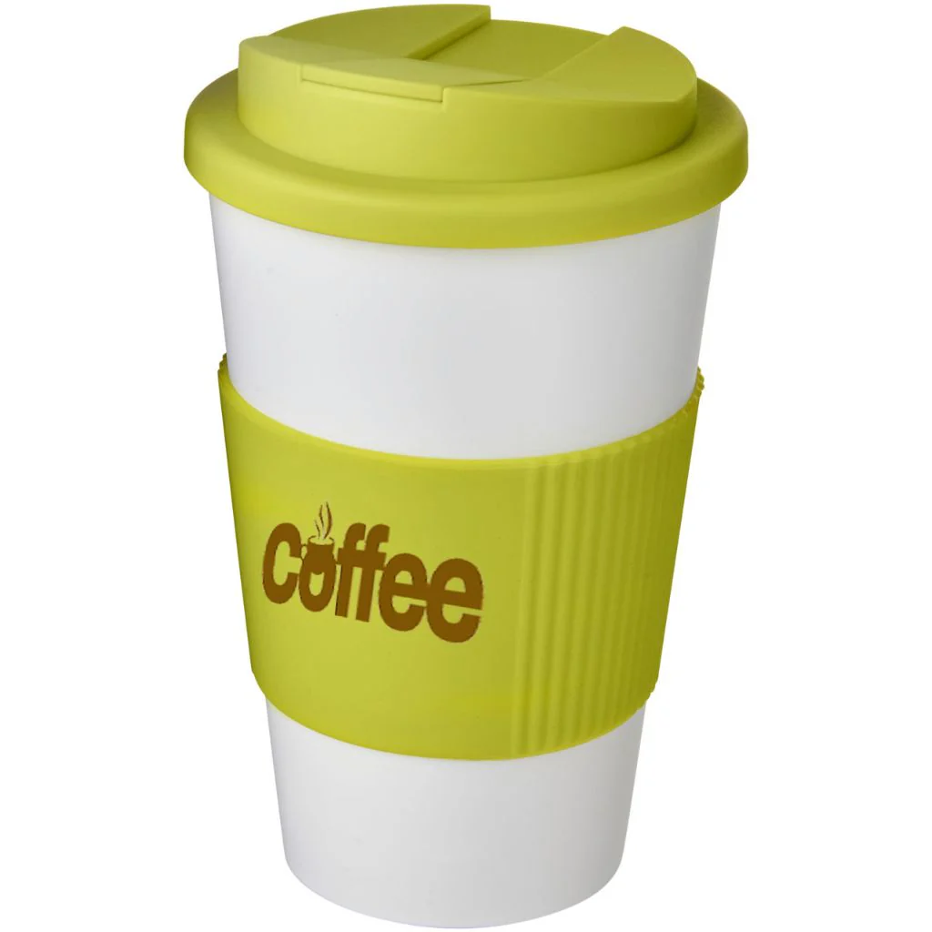 Americano® 350 ml tumbler with grip & spill-proof lid - Image 11