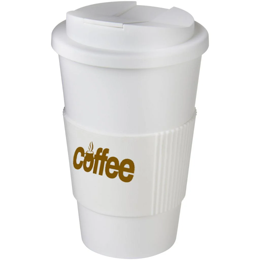 Americano® 350 ml tumbler with grip & spill-proof lid - Image 7