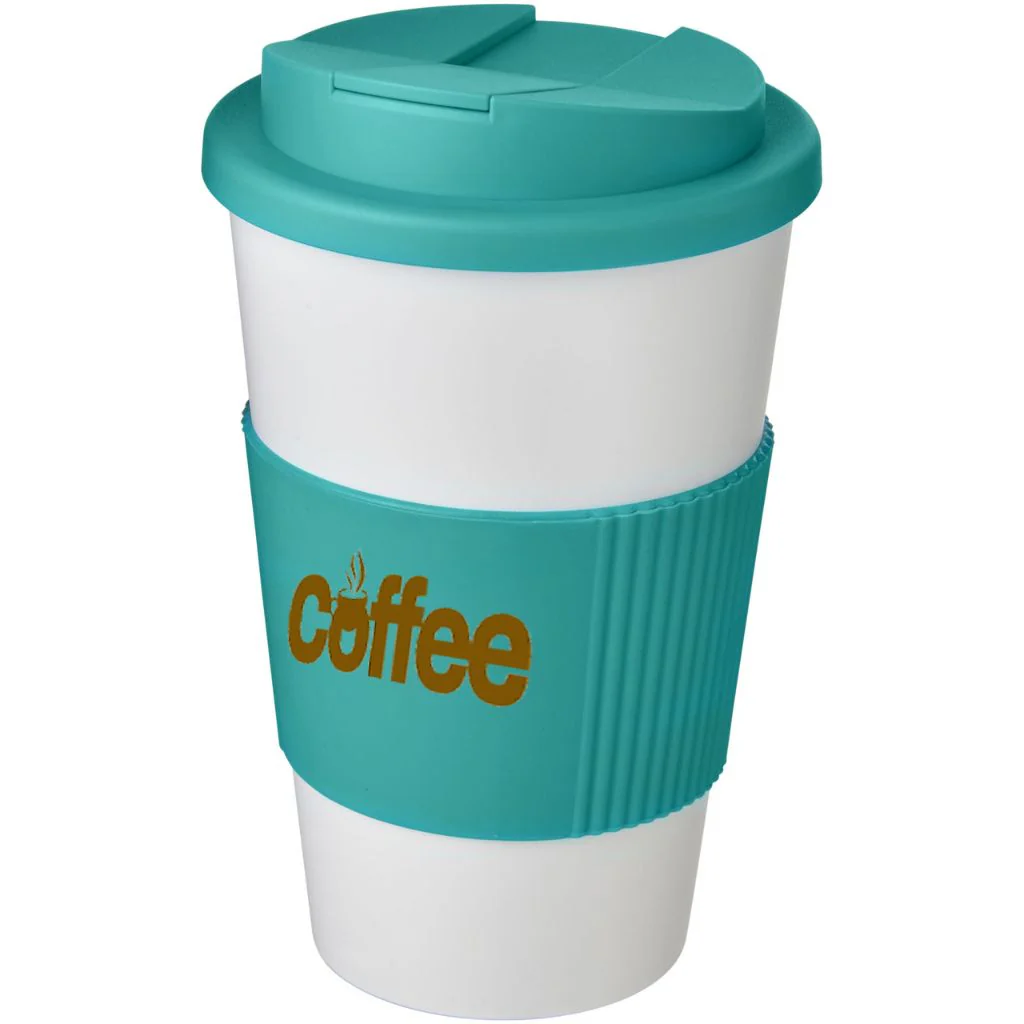 Americano® 350 ml tumbler with grip & spill-proof lid - Image 9