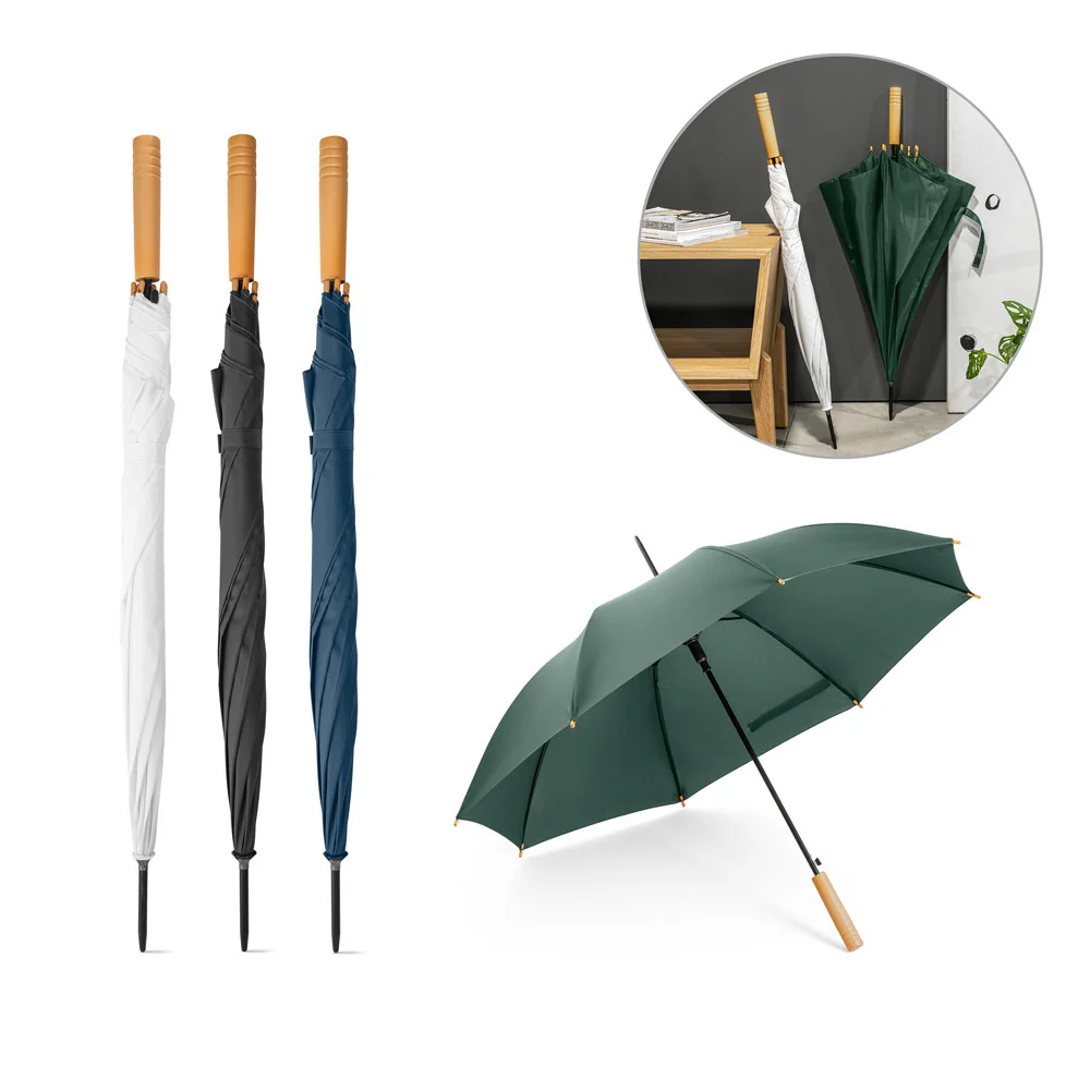 APOLO. PET (100% rPET) pongee automatic opening umbrella - Image 13