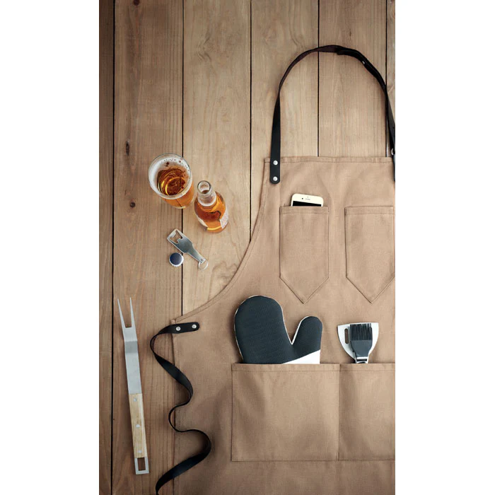 Apron in leather - Image 7