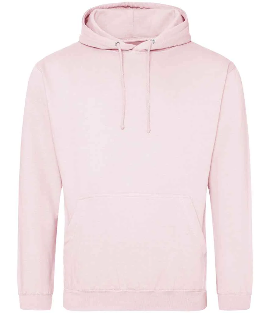 AWDis College Hoodie Baby Pink