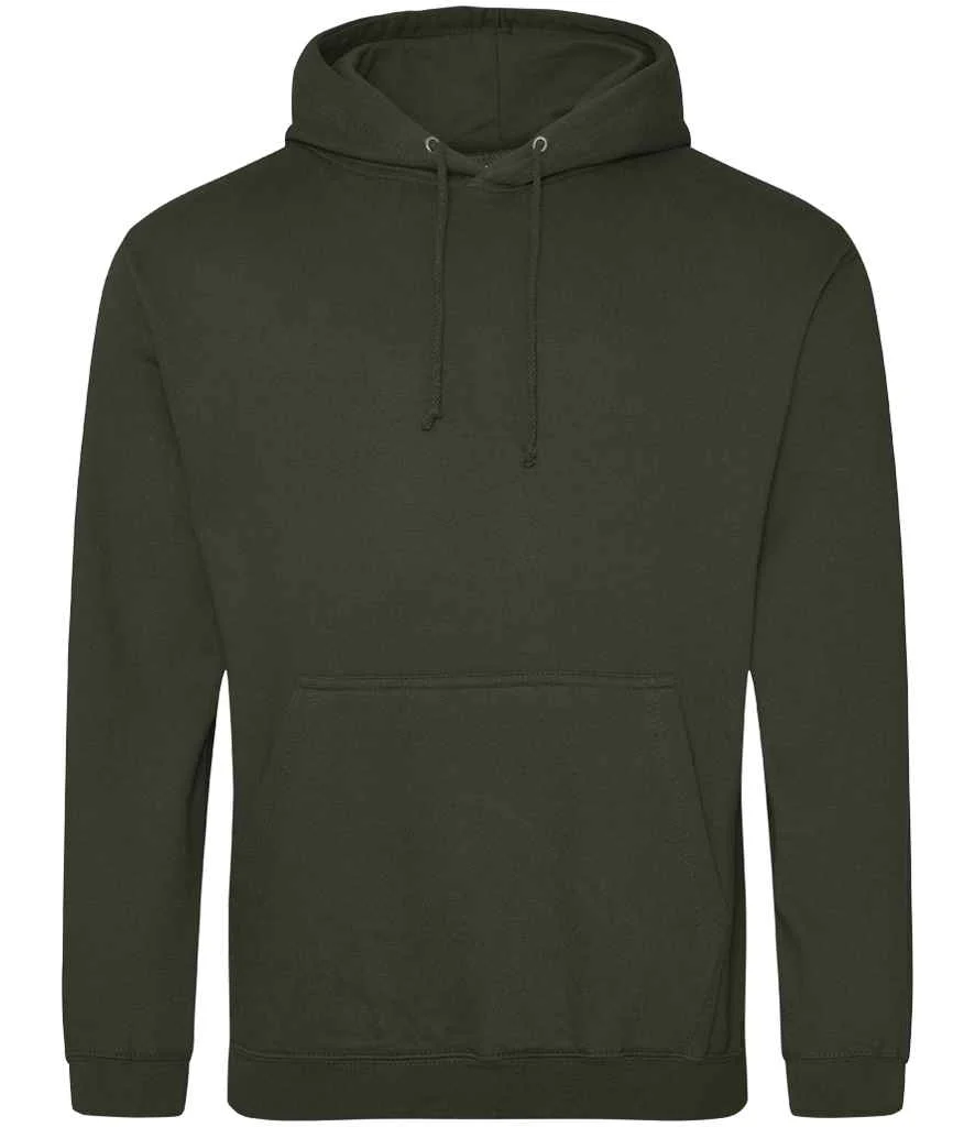 AWDis College Hoodie Combat Green