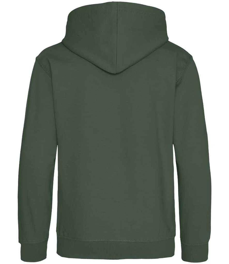 AWDis Kids Hoodie Bottle Green - Image 2