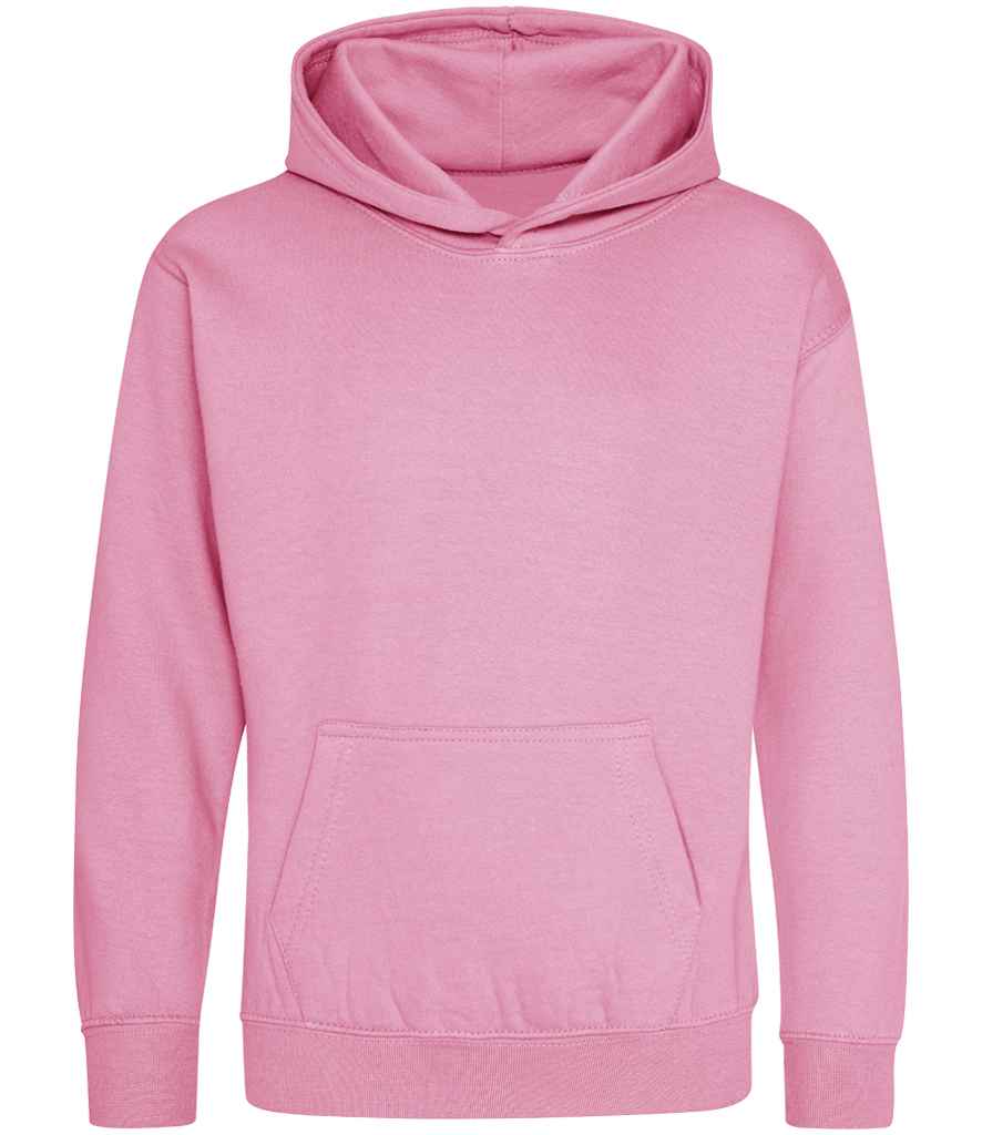 AWDis Kids Hoodie Candyfloss Pink - Image 2