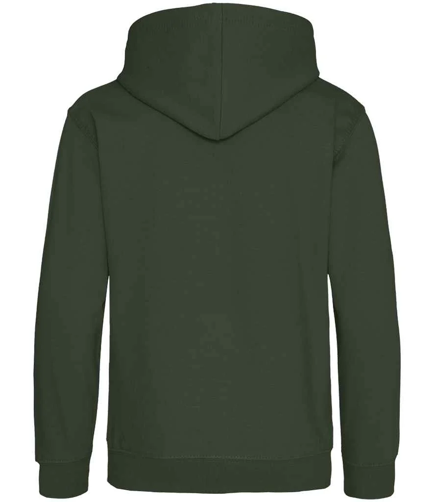 AWDis Kids Hoodie Forest Green - Image 2