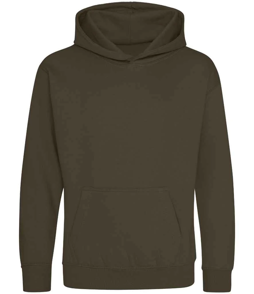 AWDis Kids Hoodie Olive Green