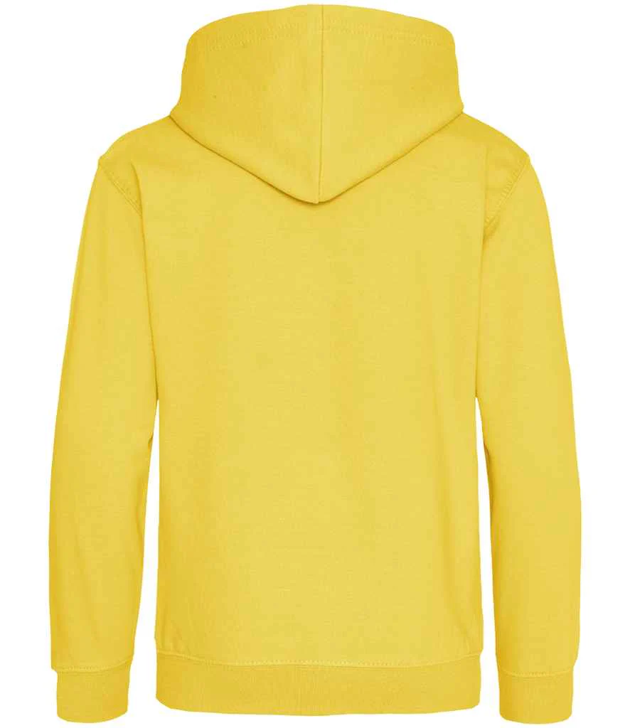 AWDis Kids Hoodie Sun Yellow - Image 2