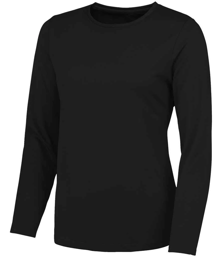 AWDis Ladies Cool Long Sleeve T-Shirt - Image 3