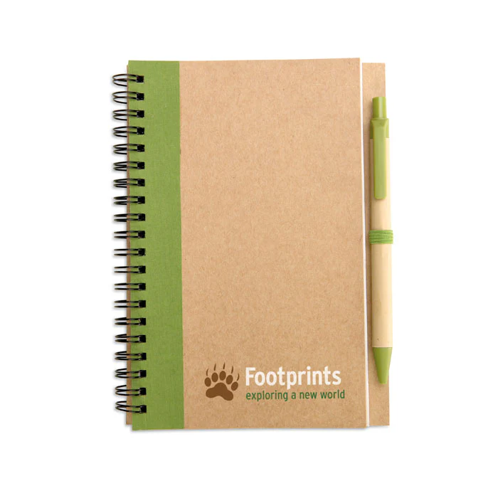 B6 recycled notebook with pen - Image 10