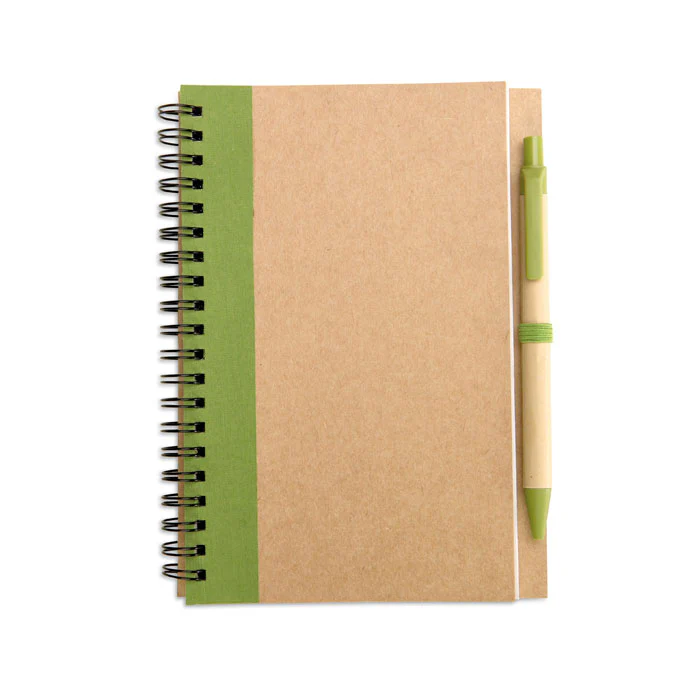 B6 recycled notebook with pen - Image 11