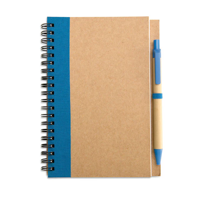 B6 recycled notebook with pen - Image 3