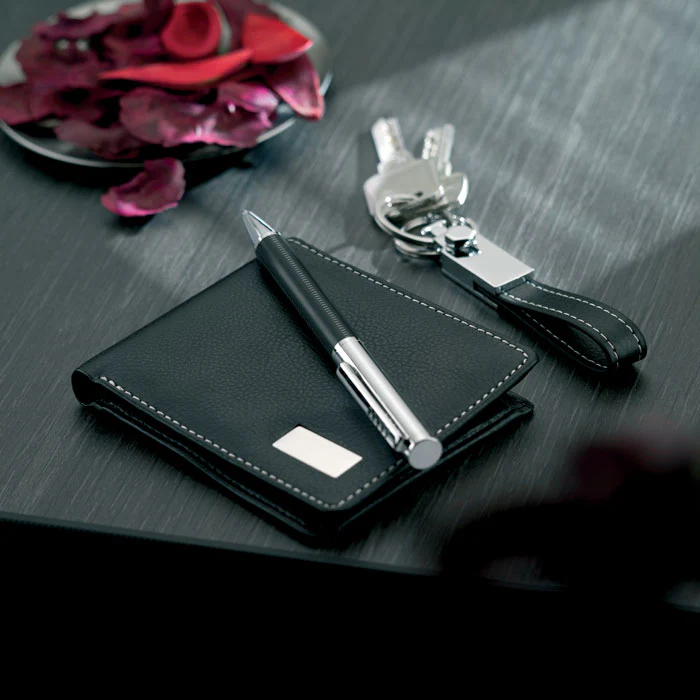 Ball pen key ring and wallet - Image 2