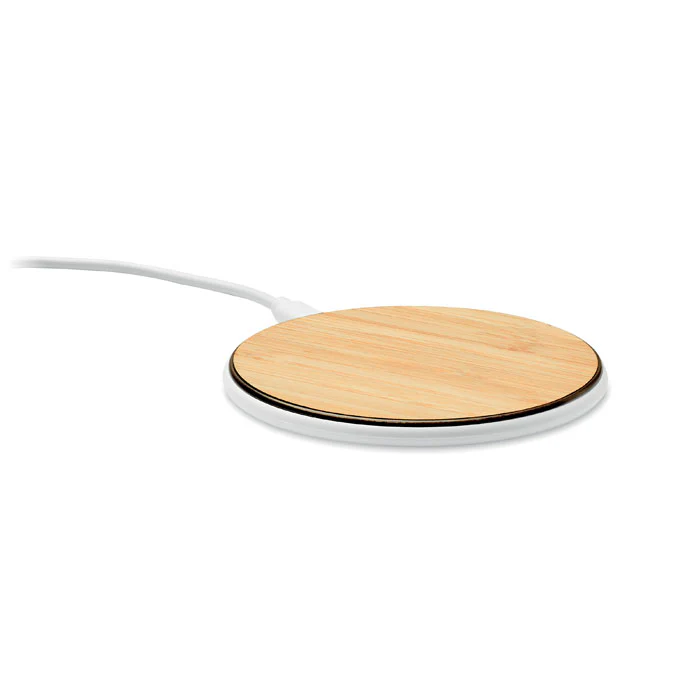 Bamboo and Plastic wireless charger 10W - Image 5
