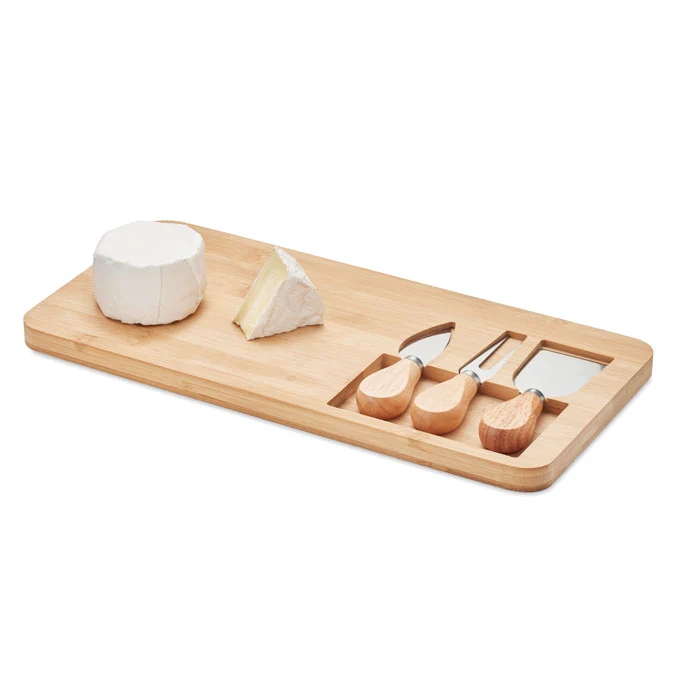 Bamboo Cheese board set - Image 6