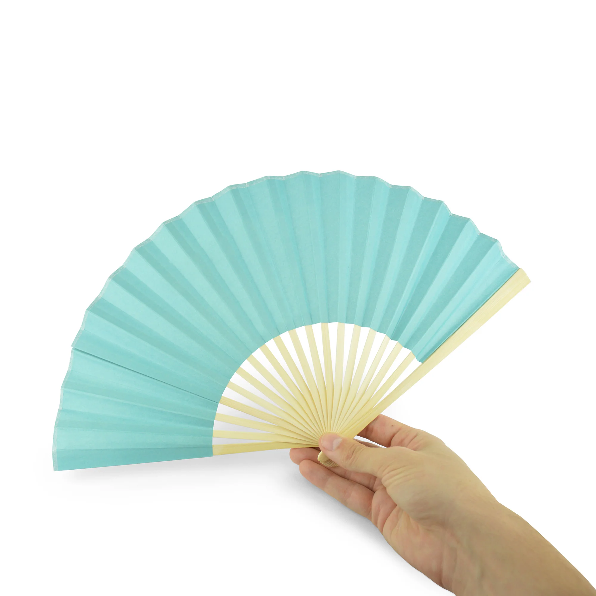 Bamboo Hand Fan - Image 5