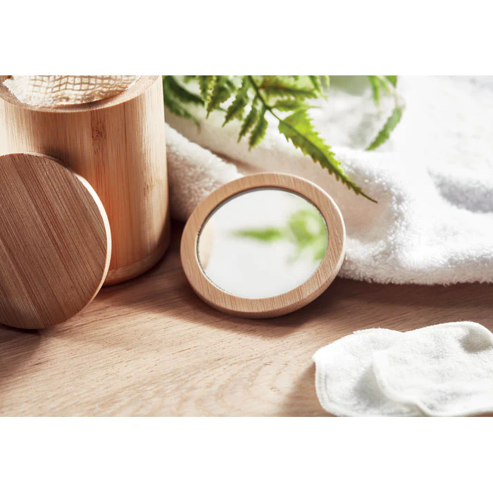Bamboo make-up mirror - Image 4