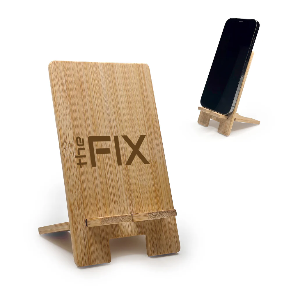 Bamboo Phone Stand - Image 4