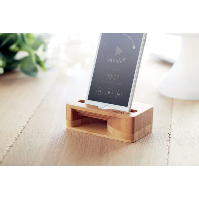 Bamboo phone stand-amplifier - Image 6