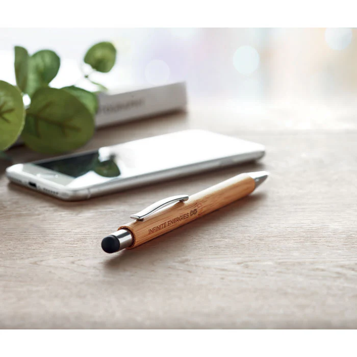 Bamboo stylus pen blue ink - Image 4
