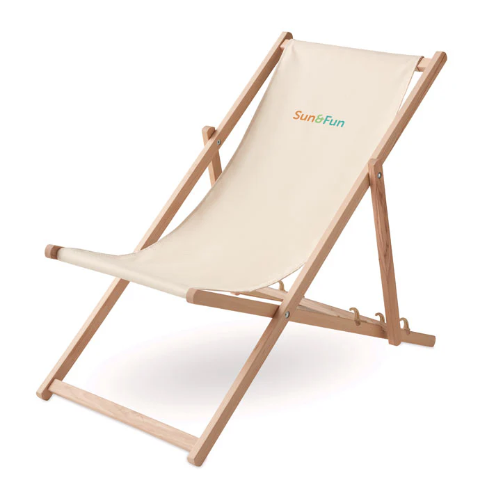 Beach chair in wood - Image 8