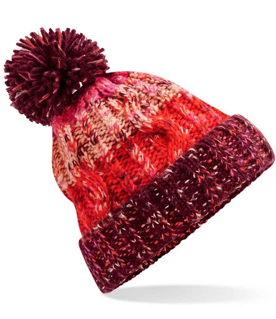 Beechfield Corkscrew Pom Pom Beanie - Image 11