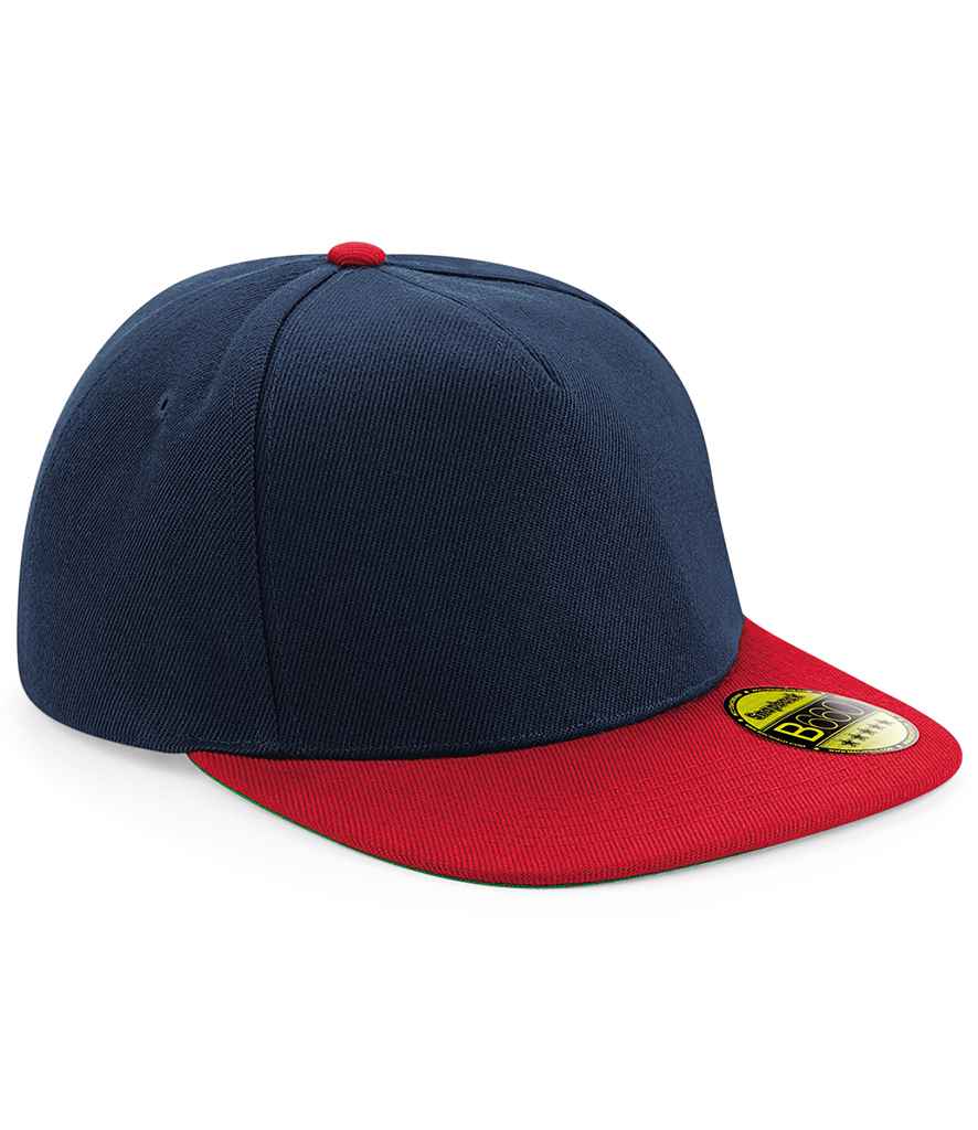 Beechfield Original Flat Peak Snapback Cap - Image 2
