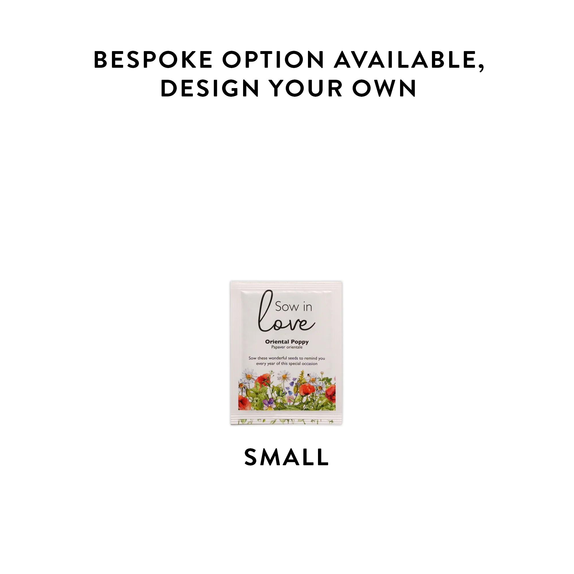 Bespoke Seed Packet Bespoke Small