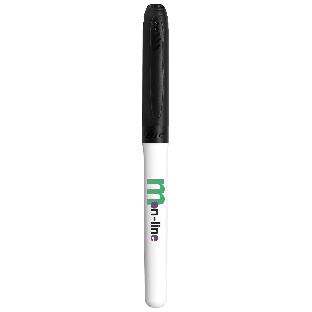 BIC® Velleda White Board Marker Grip, White/Black, Black Ink - Image 2